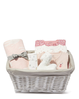 Baby Gift Hamper – 4 piece with Warm Floral Sleepsuits 